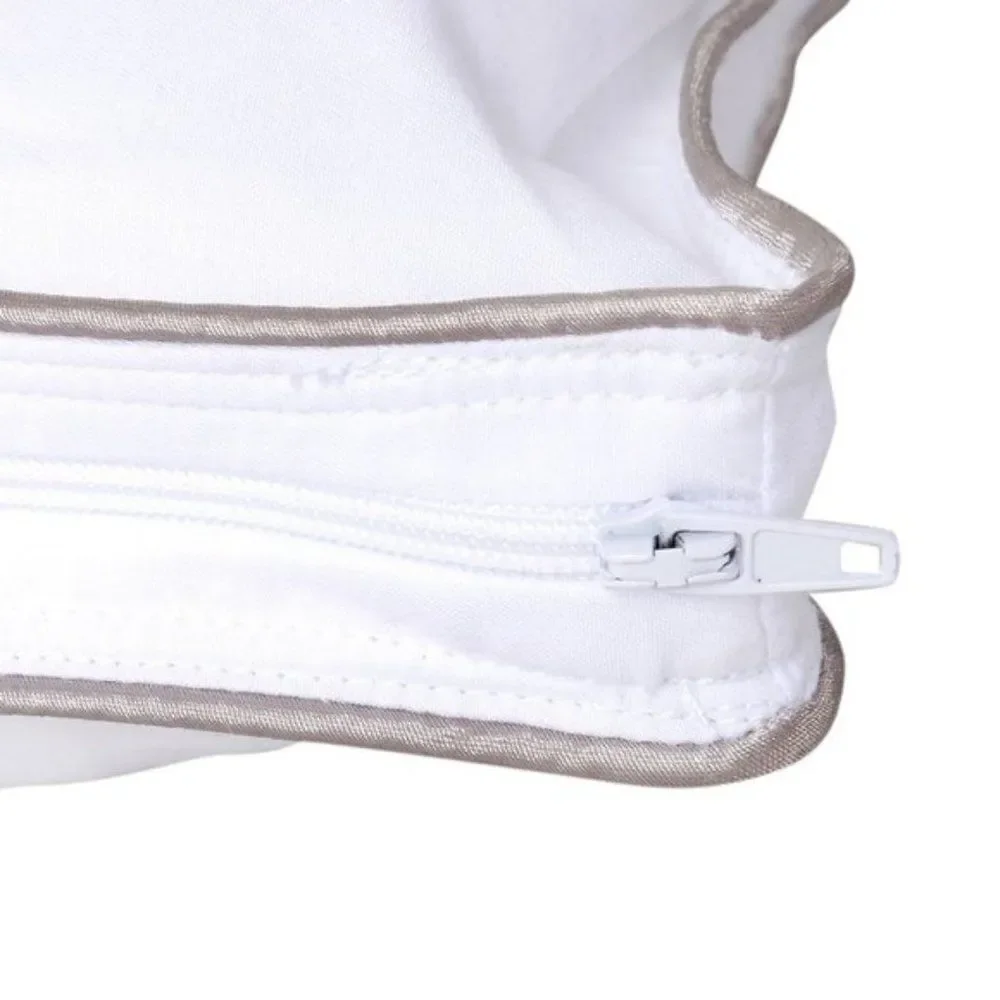 White Down Alternative Pillow COVERS Queen